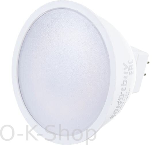 Светодиодная лампа Smartbuy GU5.3 7W  4000K дневной свет